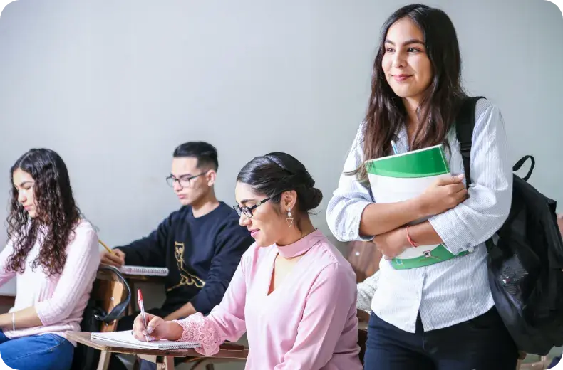 Estudiantes en el aula