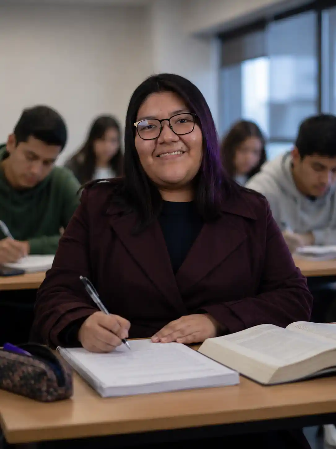 Estudiantes en el aula